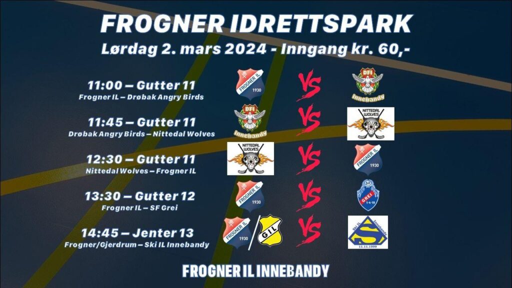 Thumbnail for Innebandy lørdag 2. mars