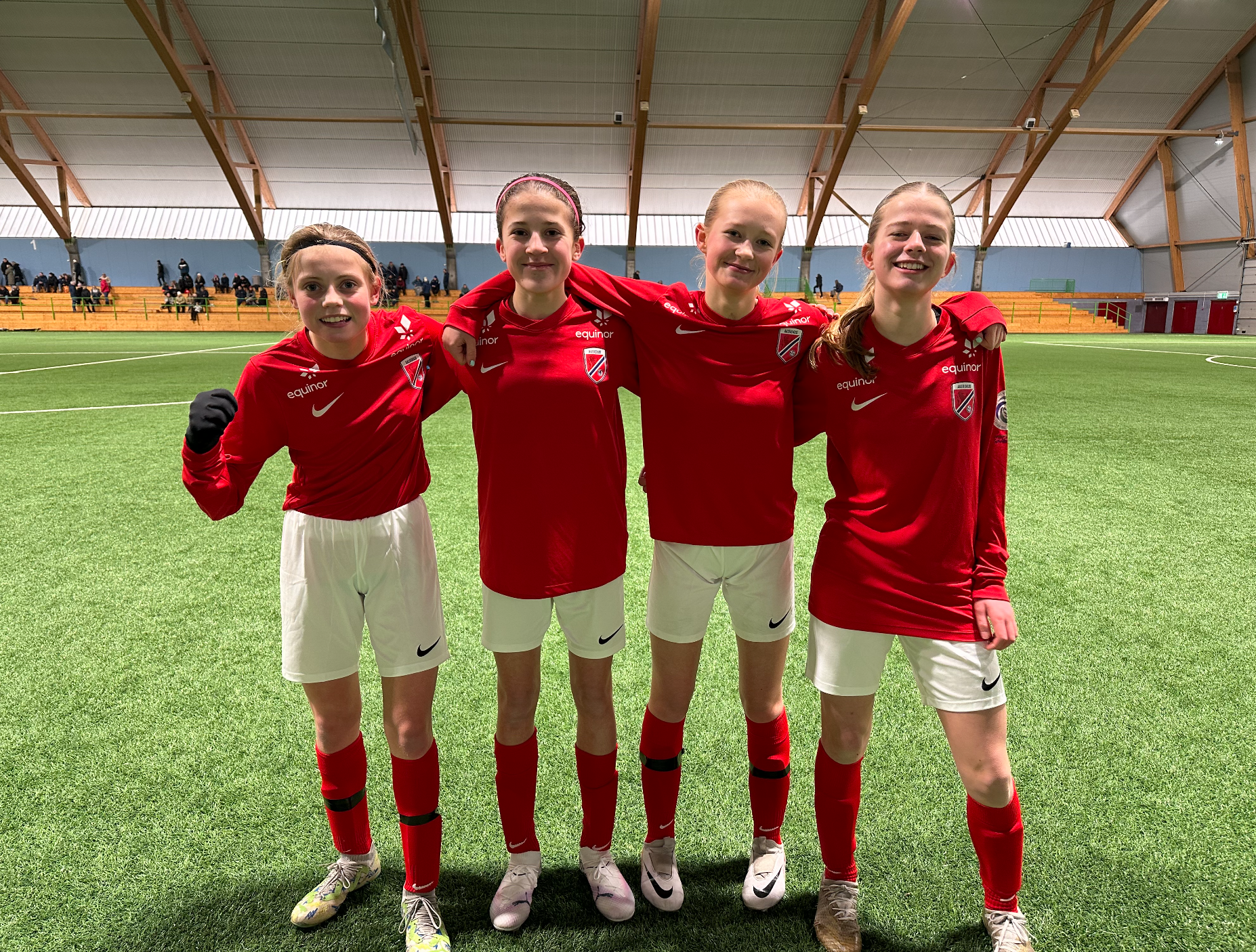 Thumbnail for Fire jenter fra Frogner J2011 bidro til seier for NFF Akershus