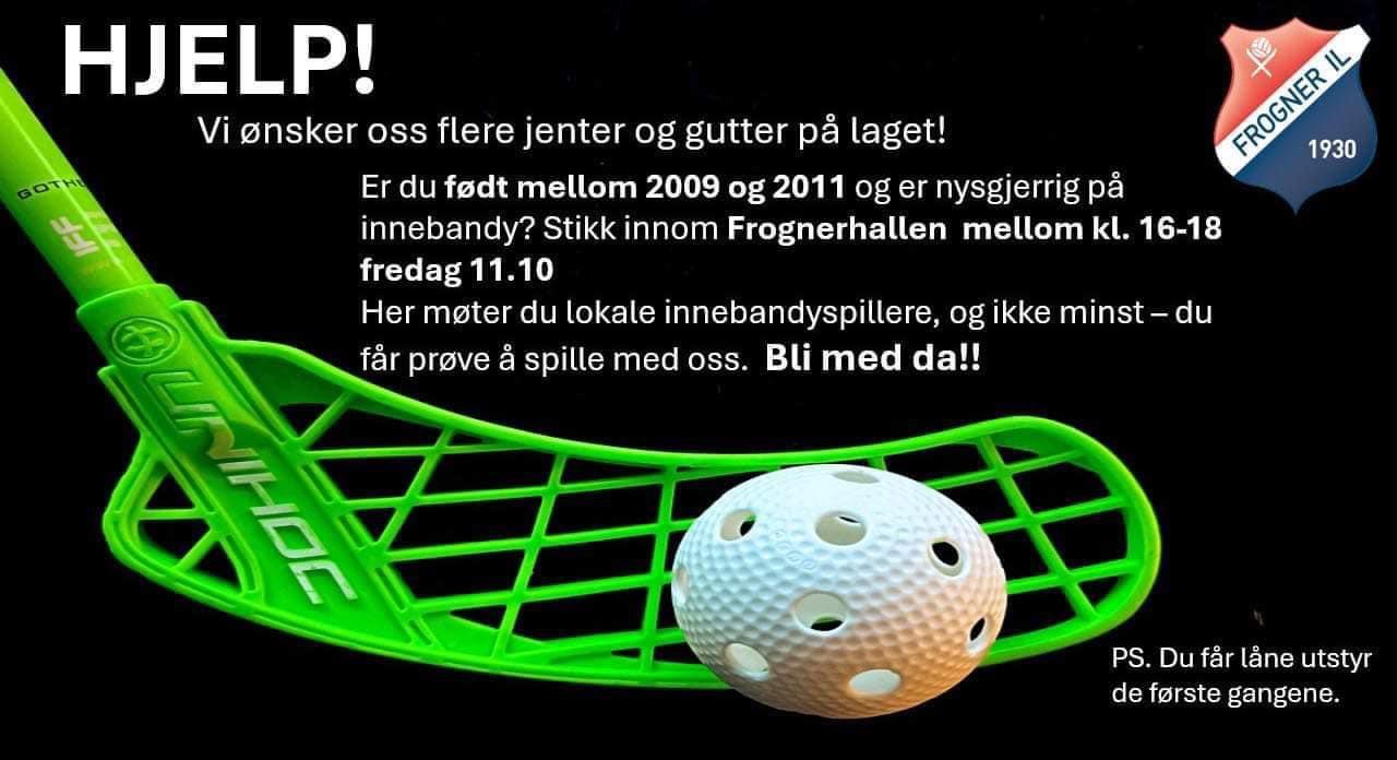 Thumbnail for Åpen dag i innebandy for ungdommer (2009-2011)